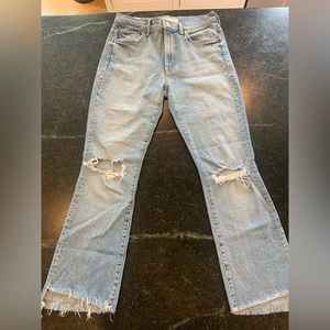 MOTHER Cropped Jeans